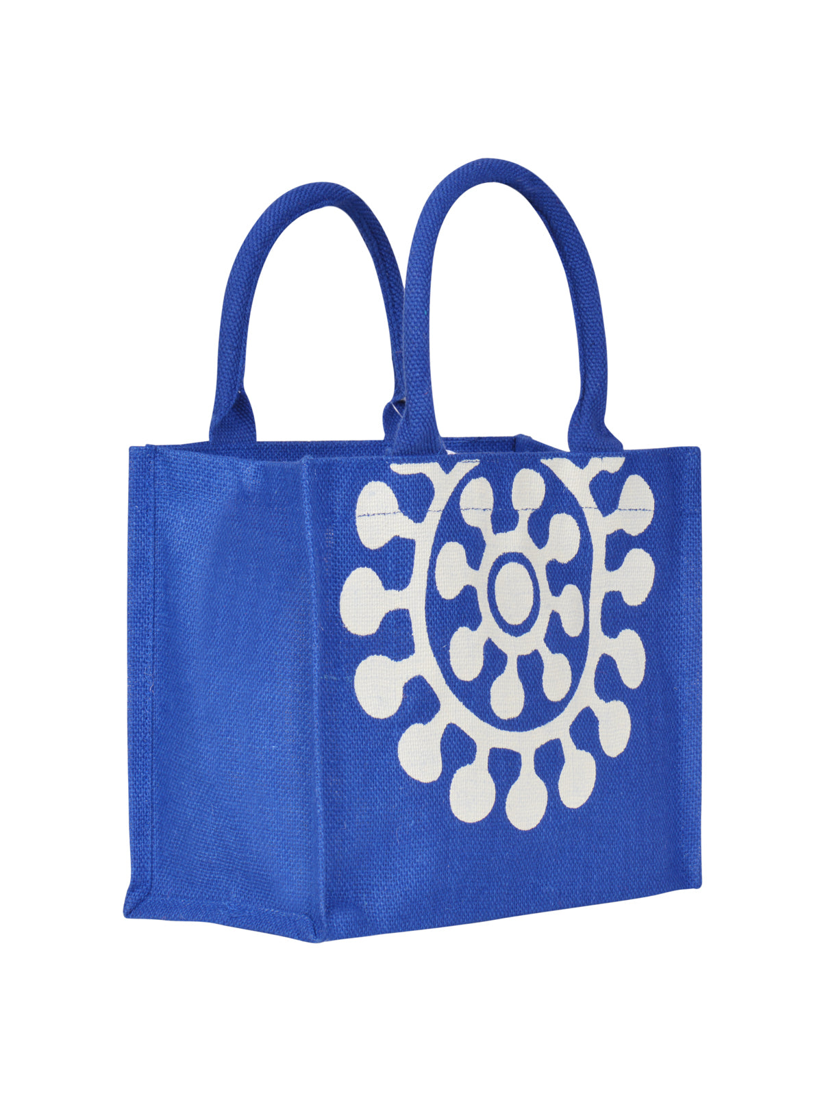 Jute Cottage Printed Zipper Lunch Bag