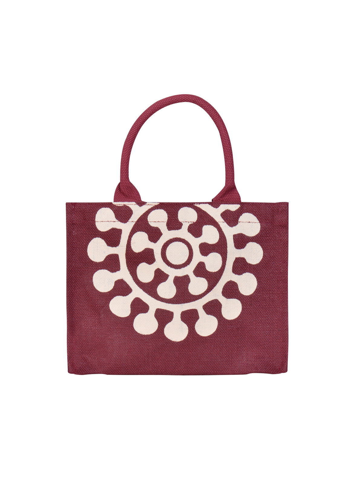 Jute Cottage Printed Zipper Lunch Bag
