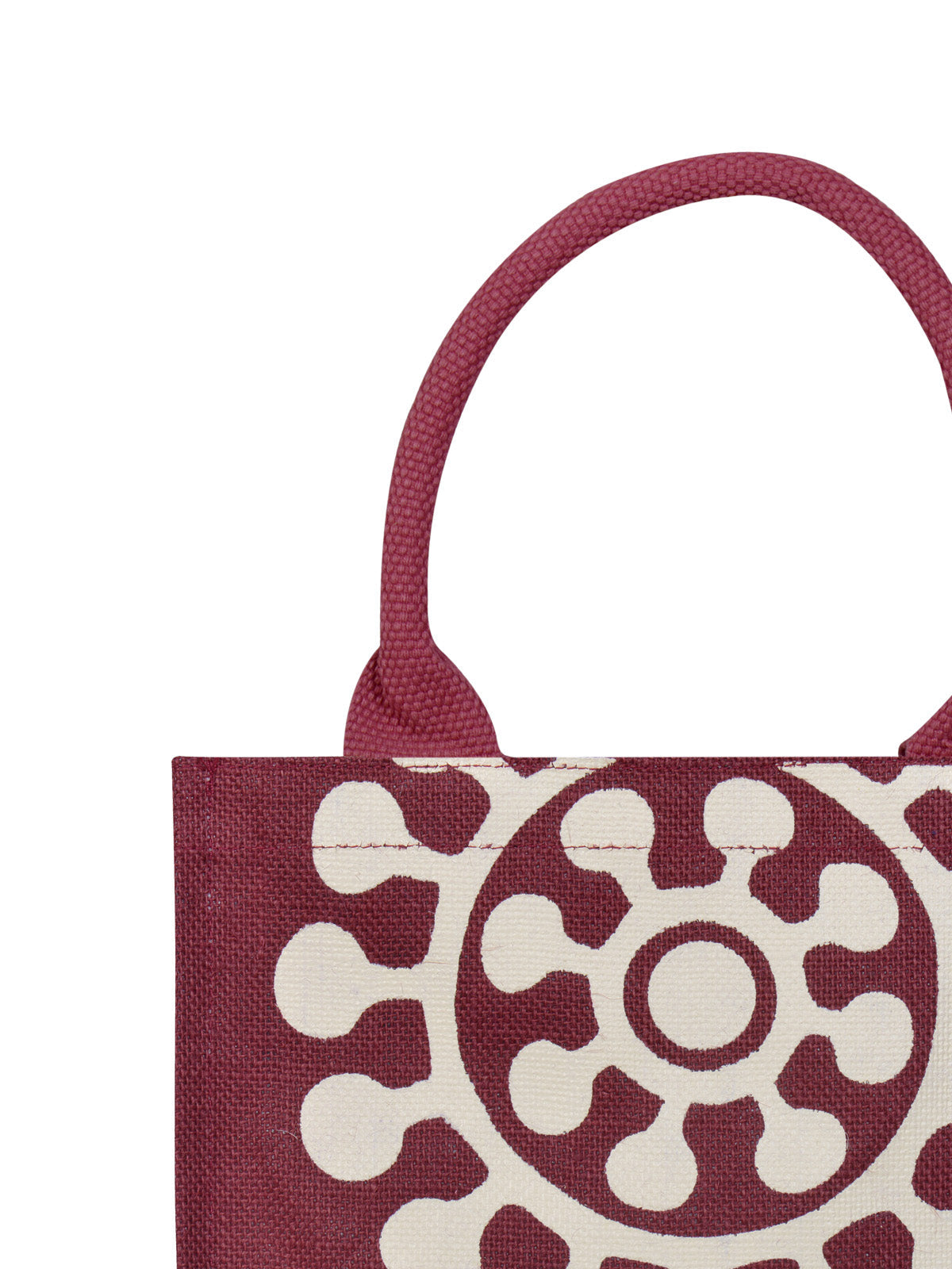Jute Cottage Printed Zipper Lunch Bag