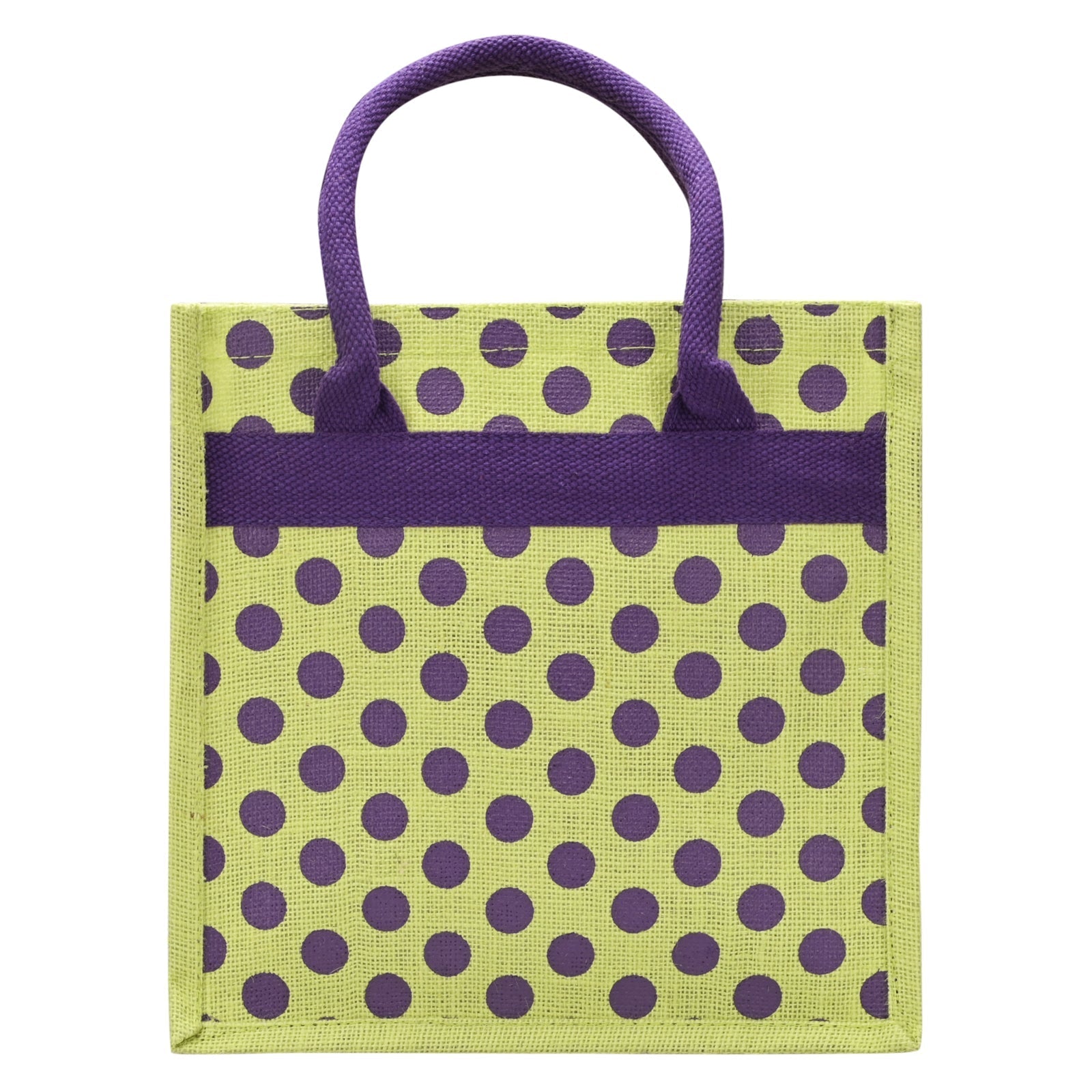 Jute Cottage Polka Dot Zipper Lunch Bag