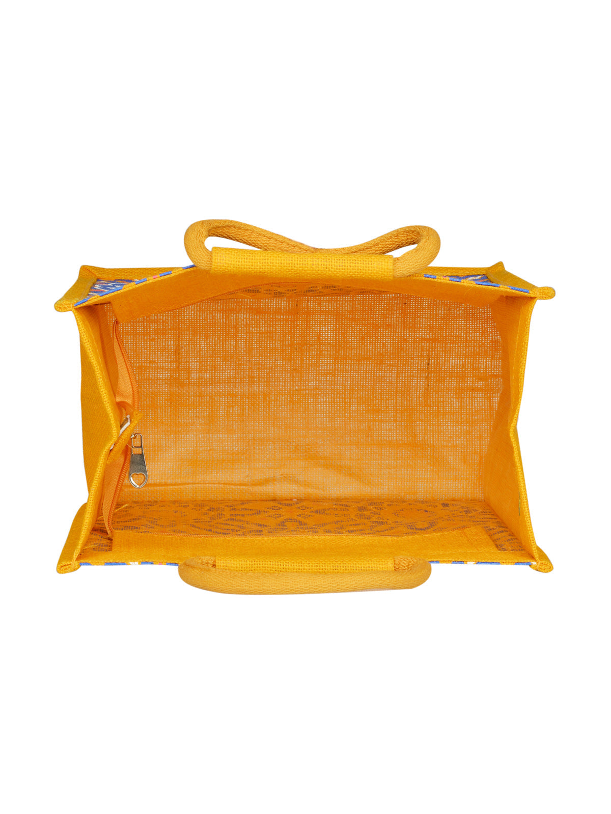 Jute Cottage Mughal Print Zipper Lunch Bag