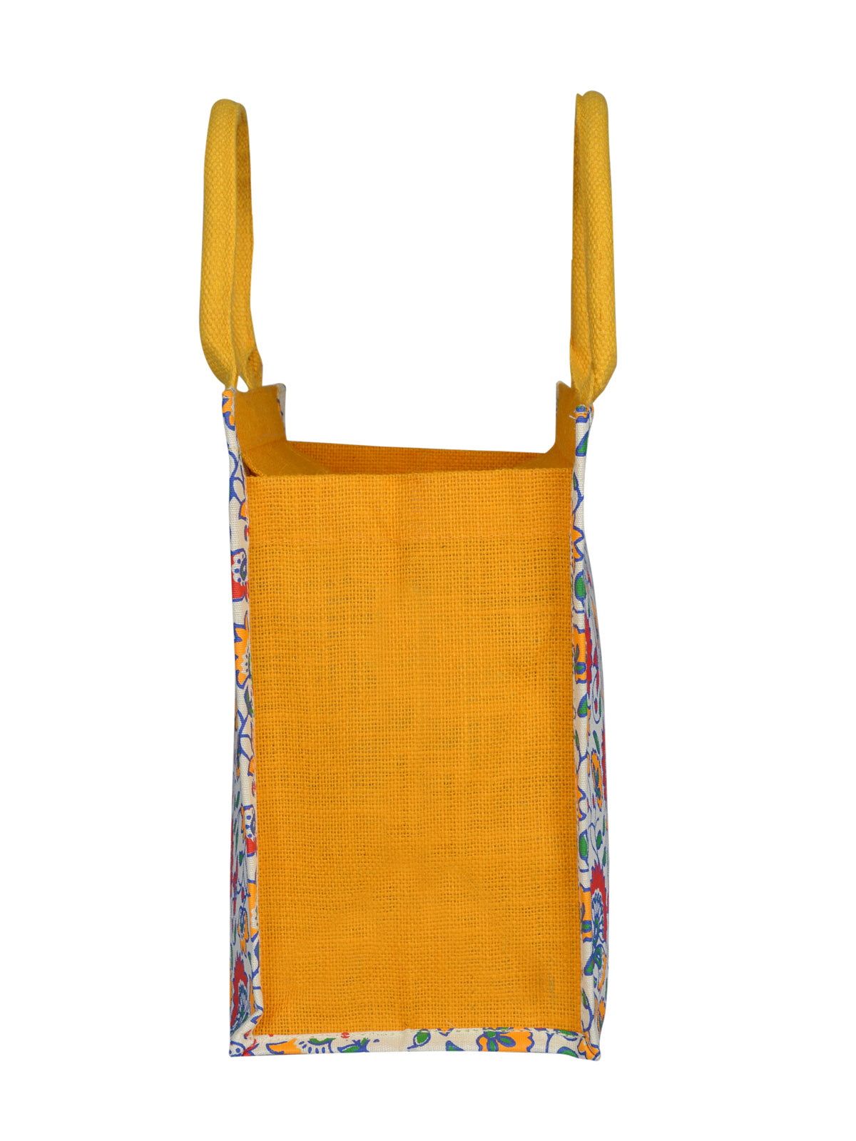 Jute Cottage Print 4 Colour Zipper With Base