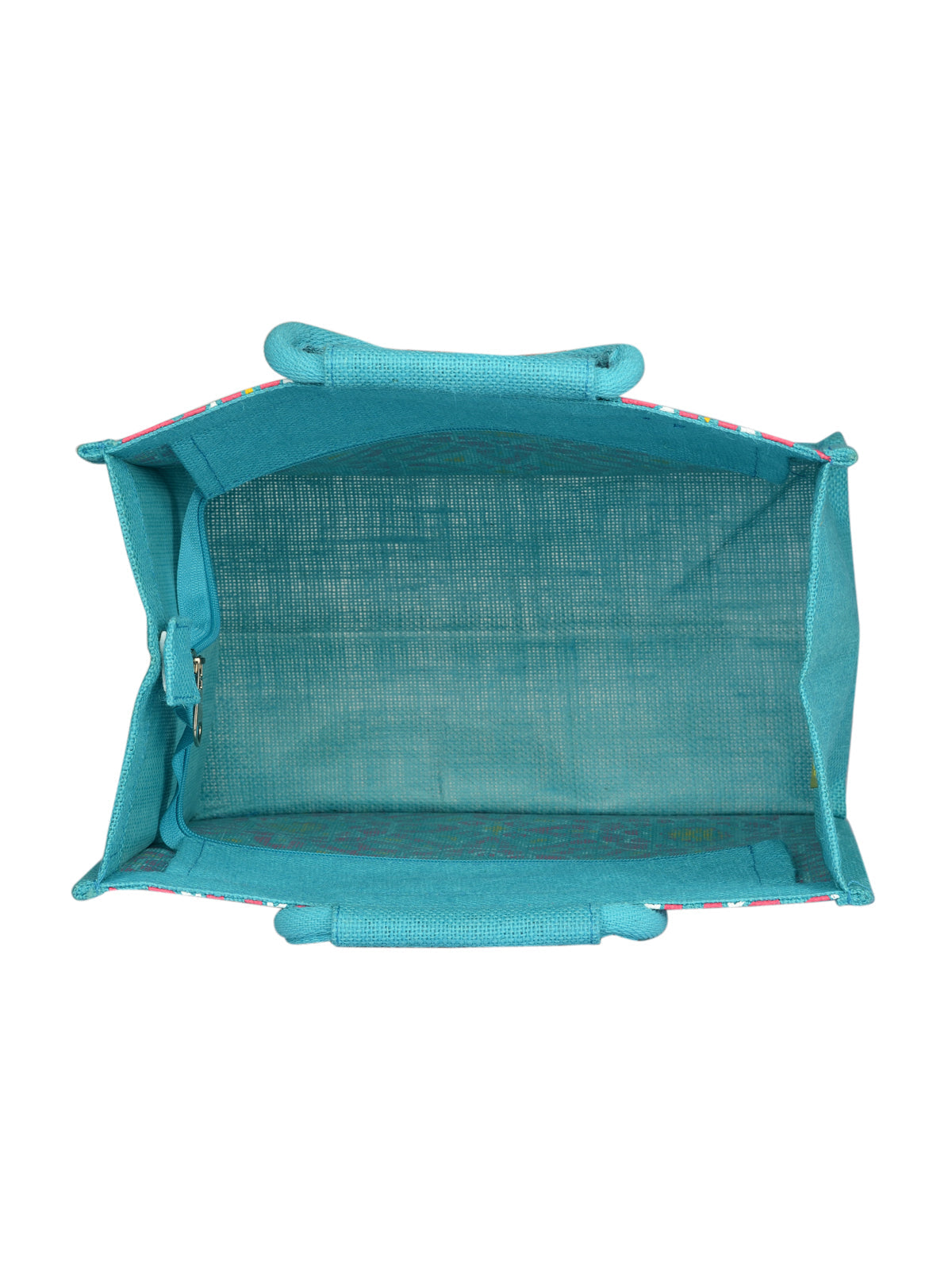 Jute Cottage Mughal Print Zipper Lunch Bag