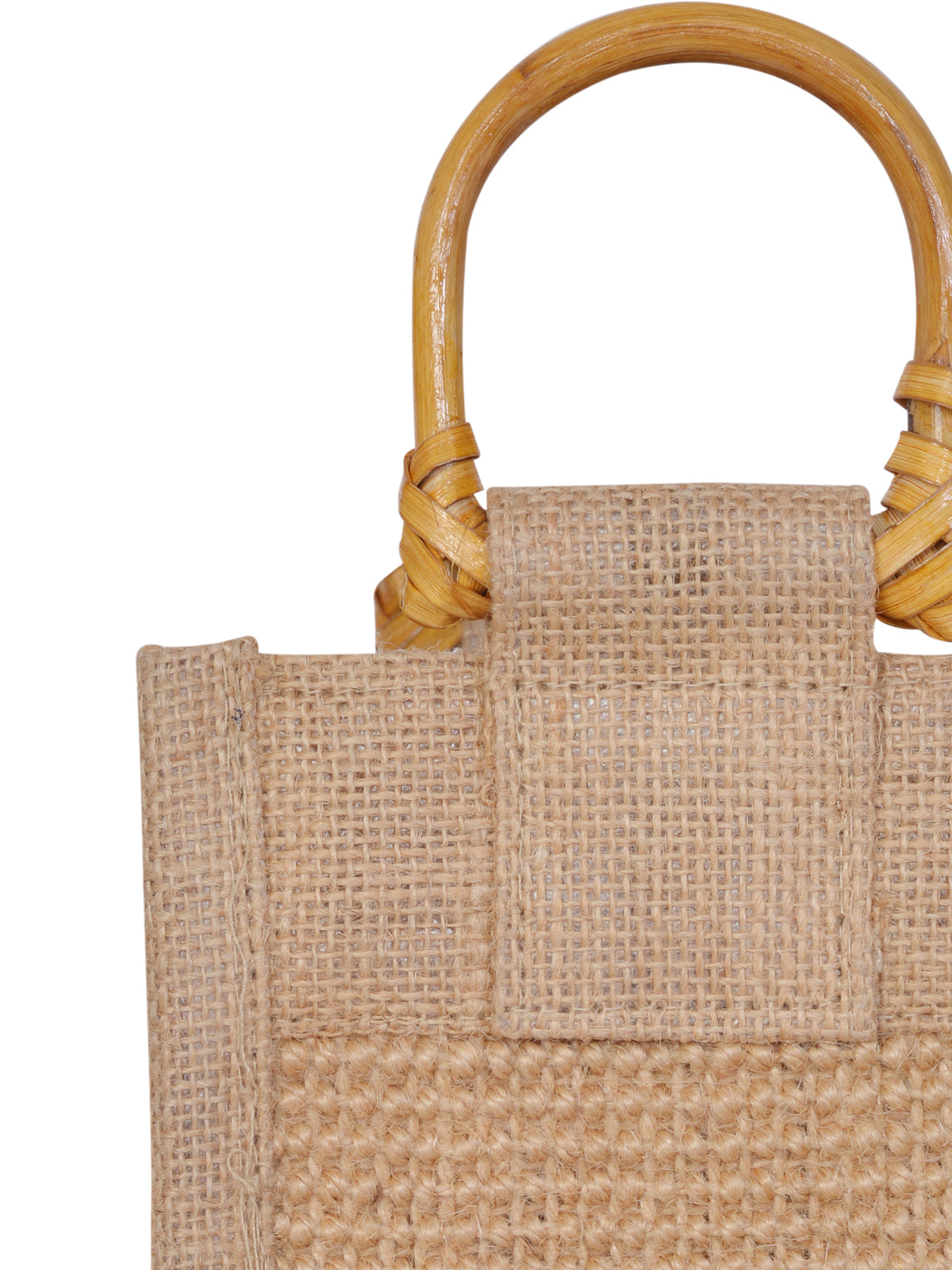 Jute Cottage Dobby Bottle Bag