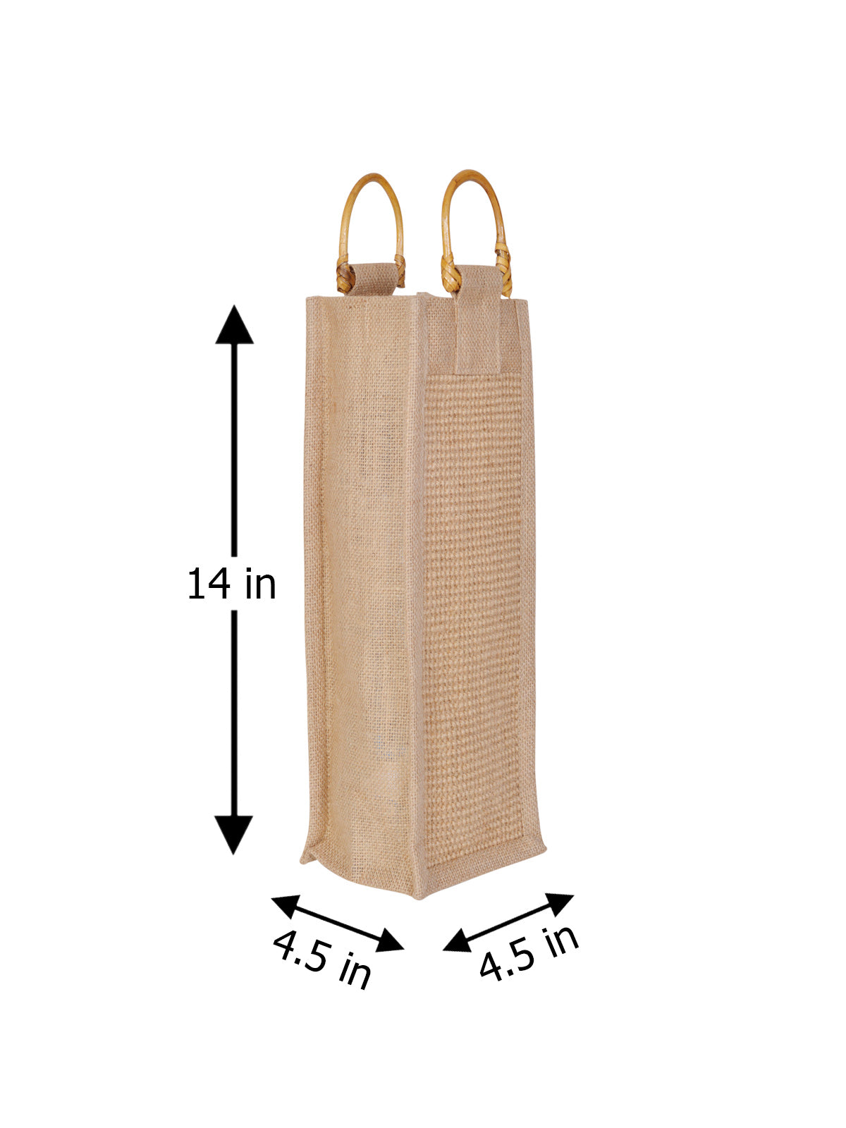 Jute Cottage Dobby Bottle Bag