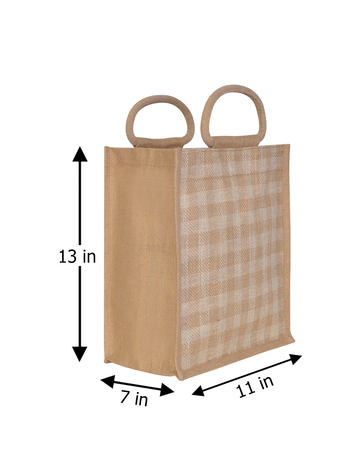 Jute Cottage Jute Stripe Lunch Bag