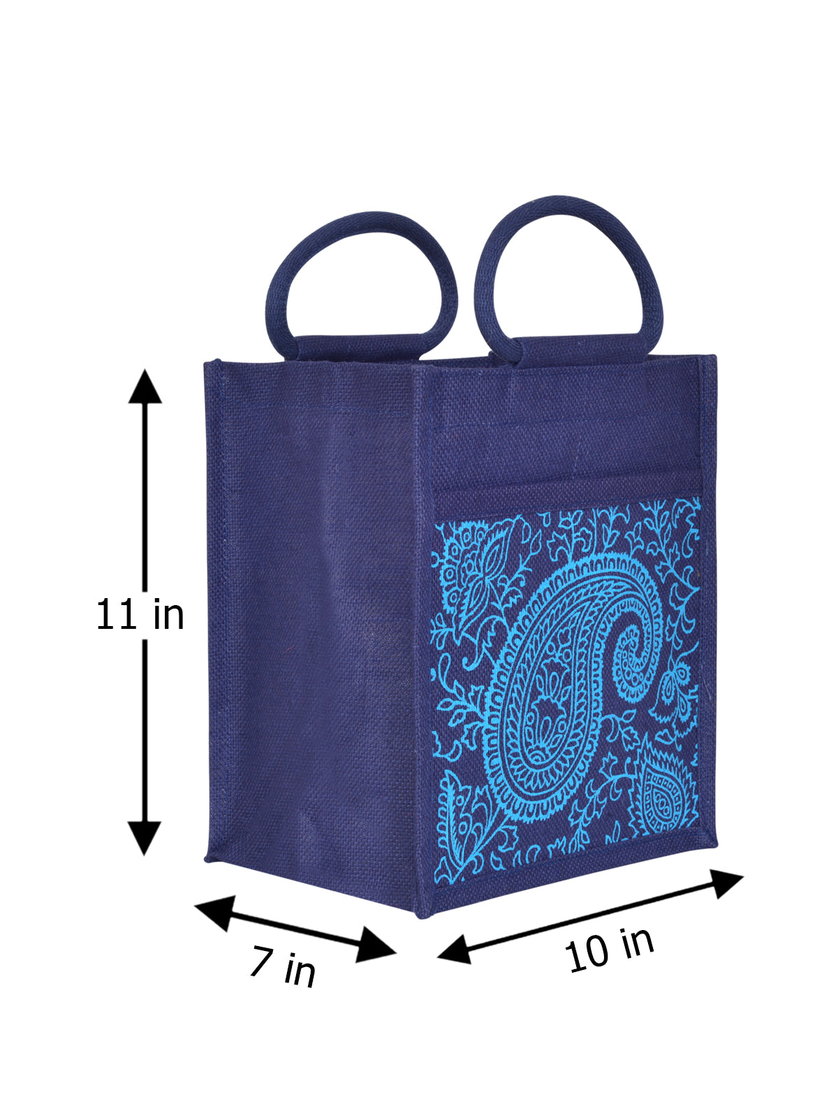 Jute Cottage Paisley Print Zipper Lunch