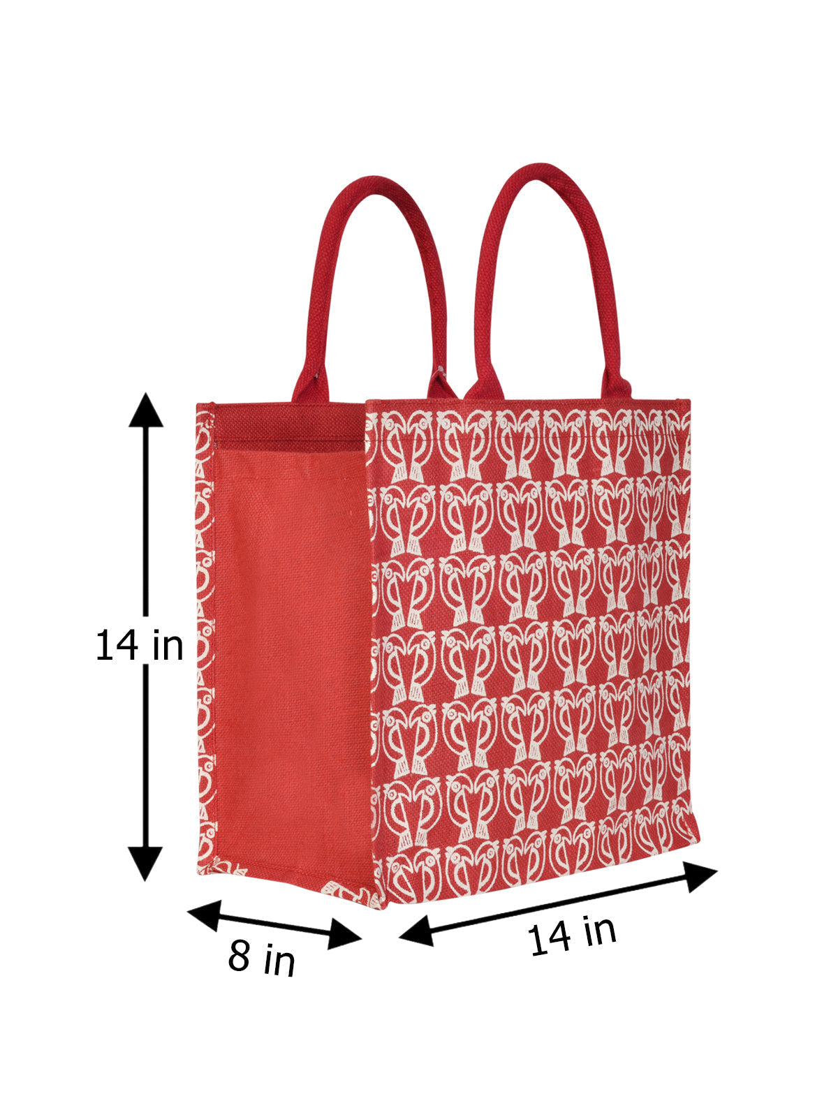Jute Cottage Parrot Print Zipper