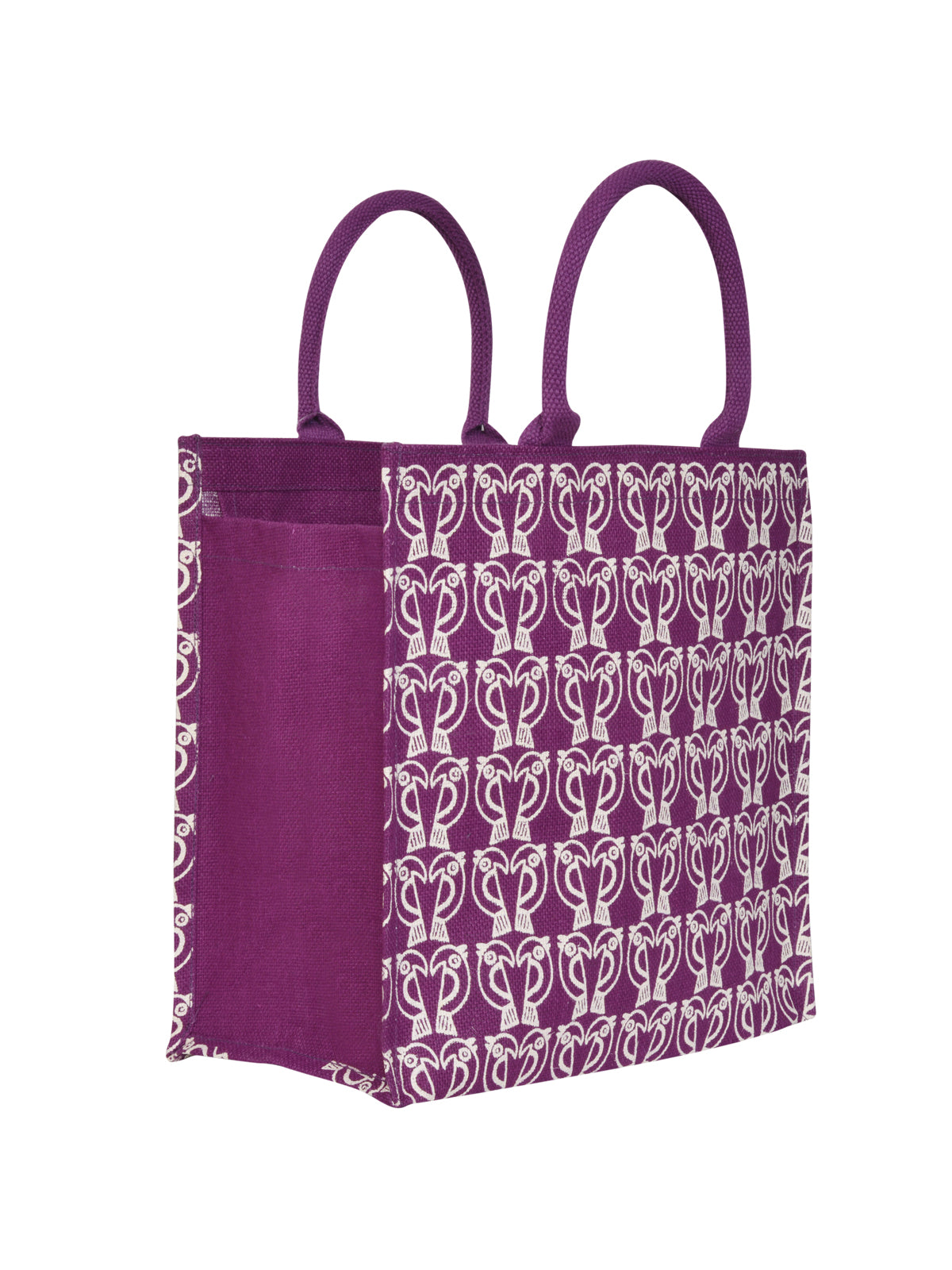 Jute Cottage Parrot Print Zipper