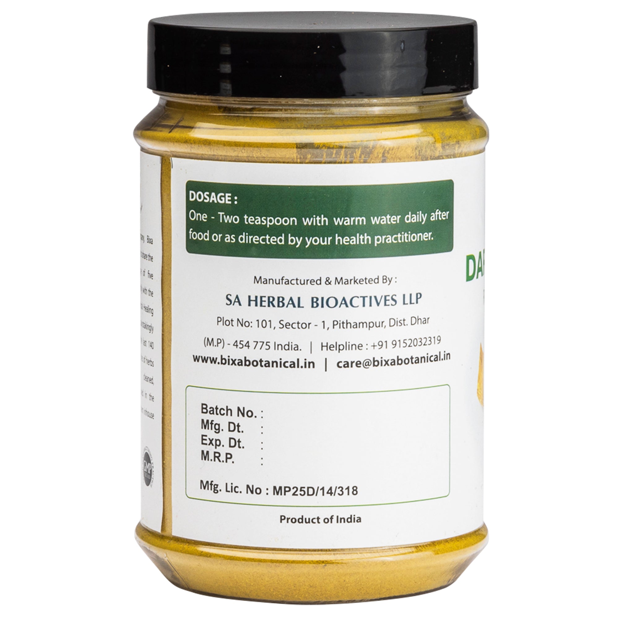 Bixa Botanical Daruharidra  Root Powder  Berberis aristata