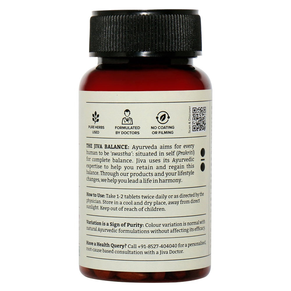 Jiva Ayurveda Diatrin Tablets - 120 Tabs (Pack of 3)