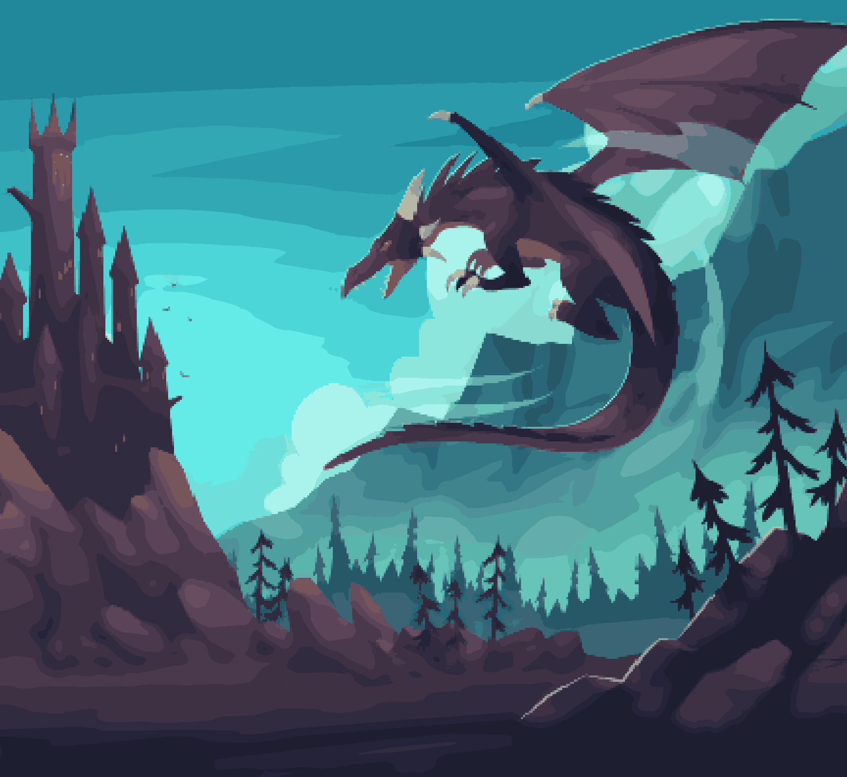 Dragon Attacking