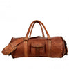 Craftshades – Handcrafted 28″ Curved Duffle Leather Bag