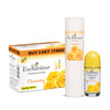 Enchanteur Perfumed Charming Bathing Bar - 75gms Pack of 3+1 , Charming Talc - 125gms & Charming Roll-On Deodorant - 50ml Combo