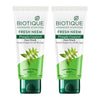 Biotique Fresh neem pimple control face wash - 100 ml - Pack of 2