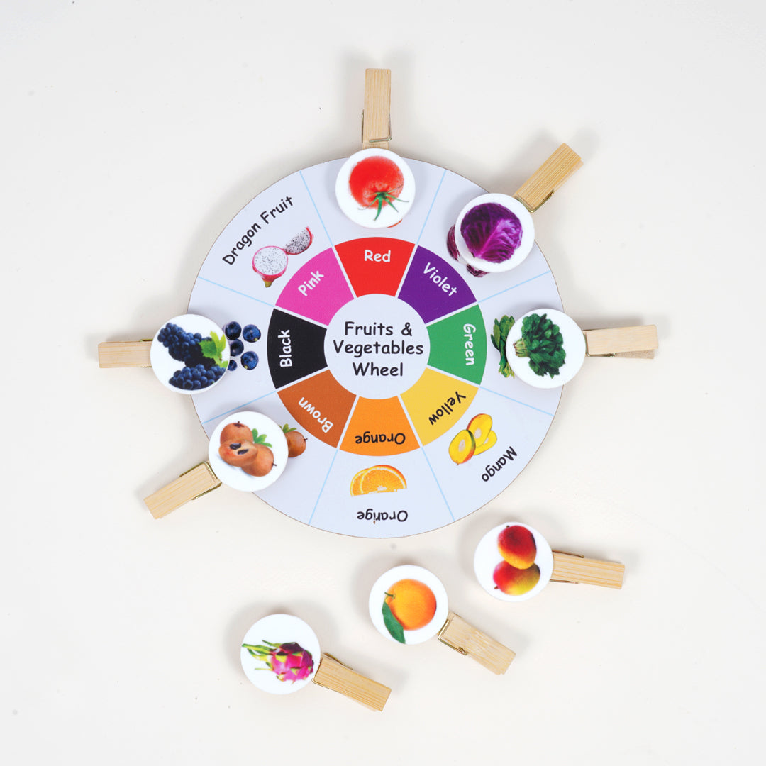 Fruits And Vegetables Montessori Activity Box 2+ Years
