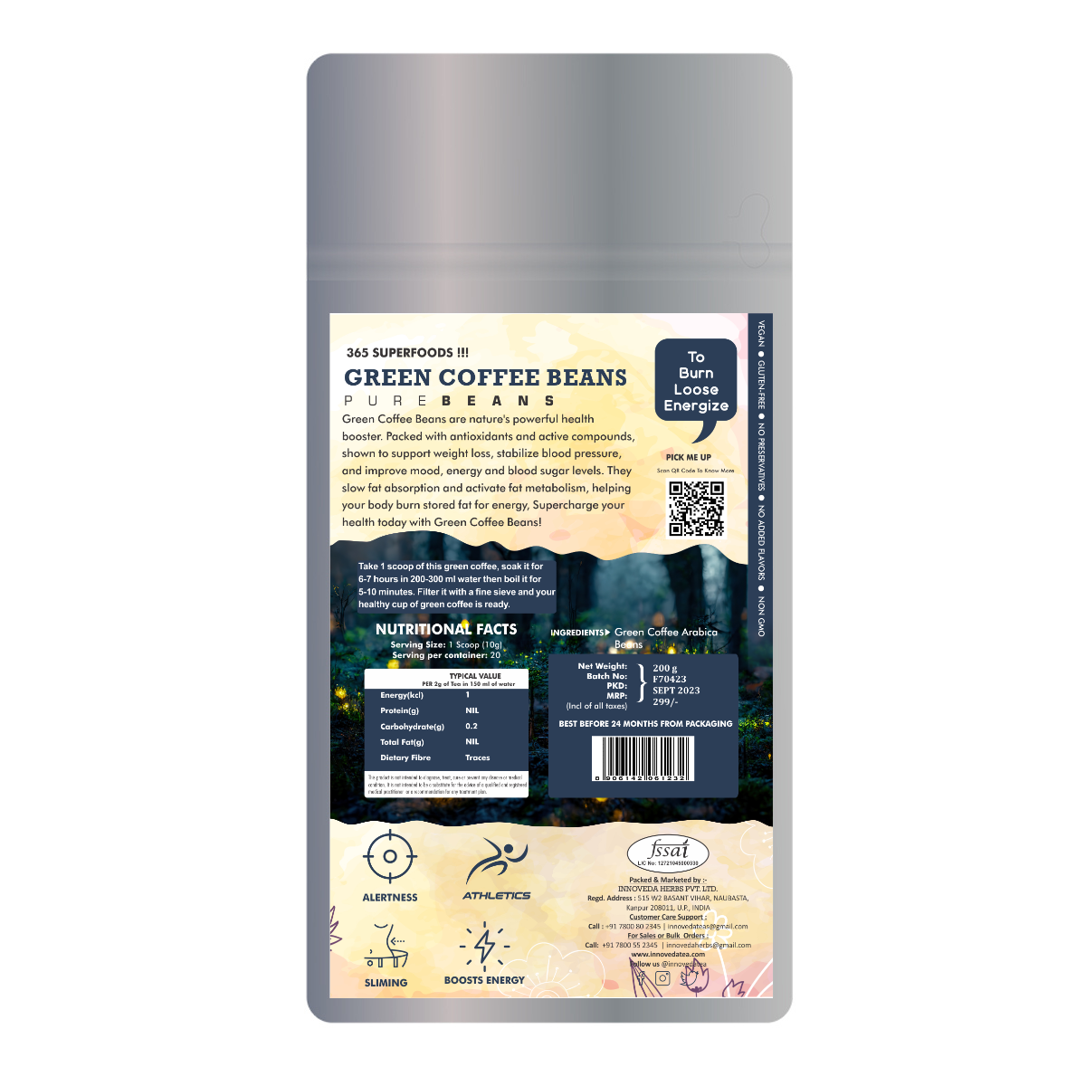 Innoveda Green Coffee Beans