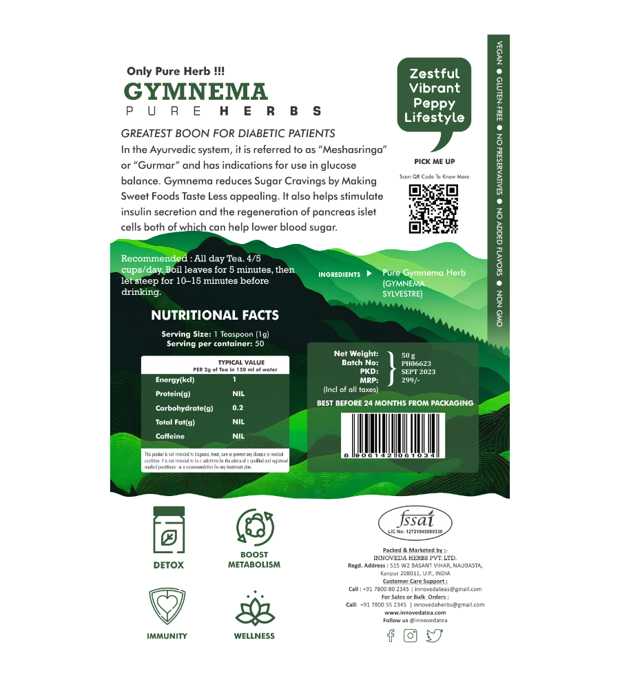 Innoveda Gymnema Gurmar Tea