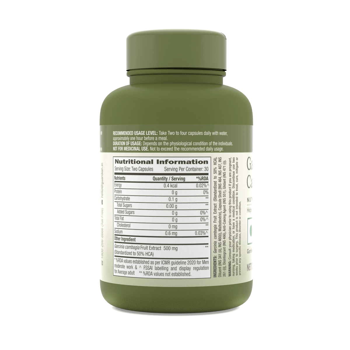 GNC Herbal Plus Garcinia Cambogia Controls Appetite for Healthy Weight Loss