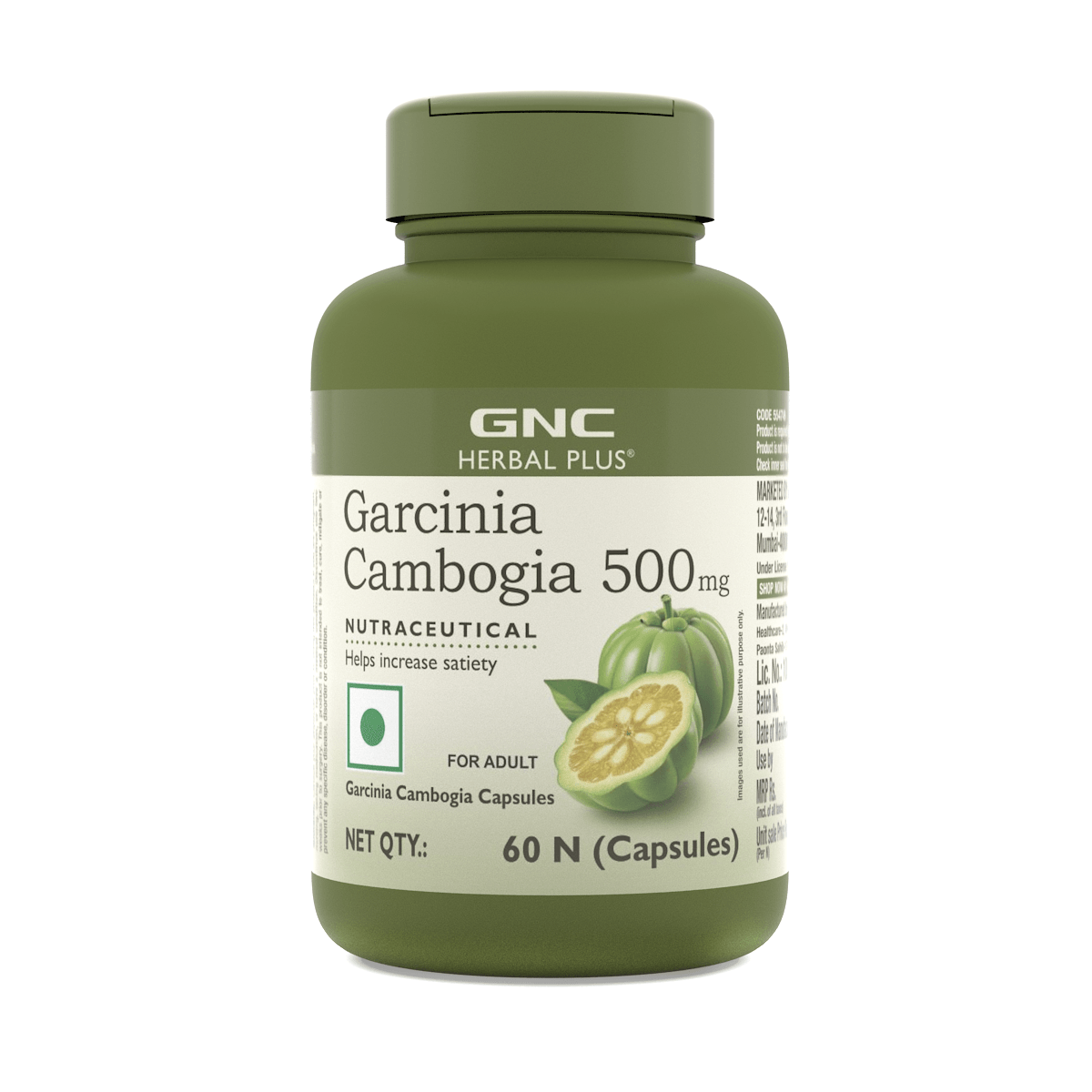 GNC Herbal Plus Garcinia Cambogia Controls Appetite for Healthy Weight Loss