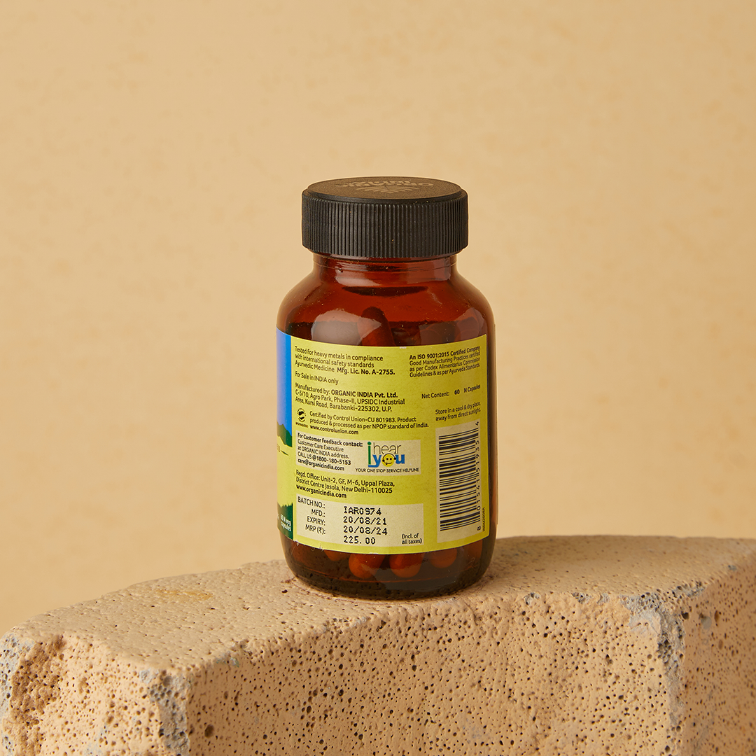 Organic Inida Giloy Capsules - 60 Cap