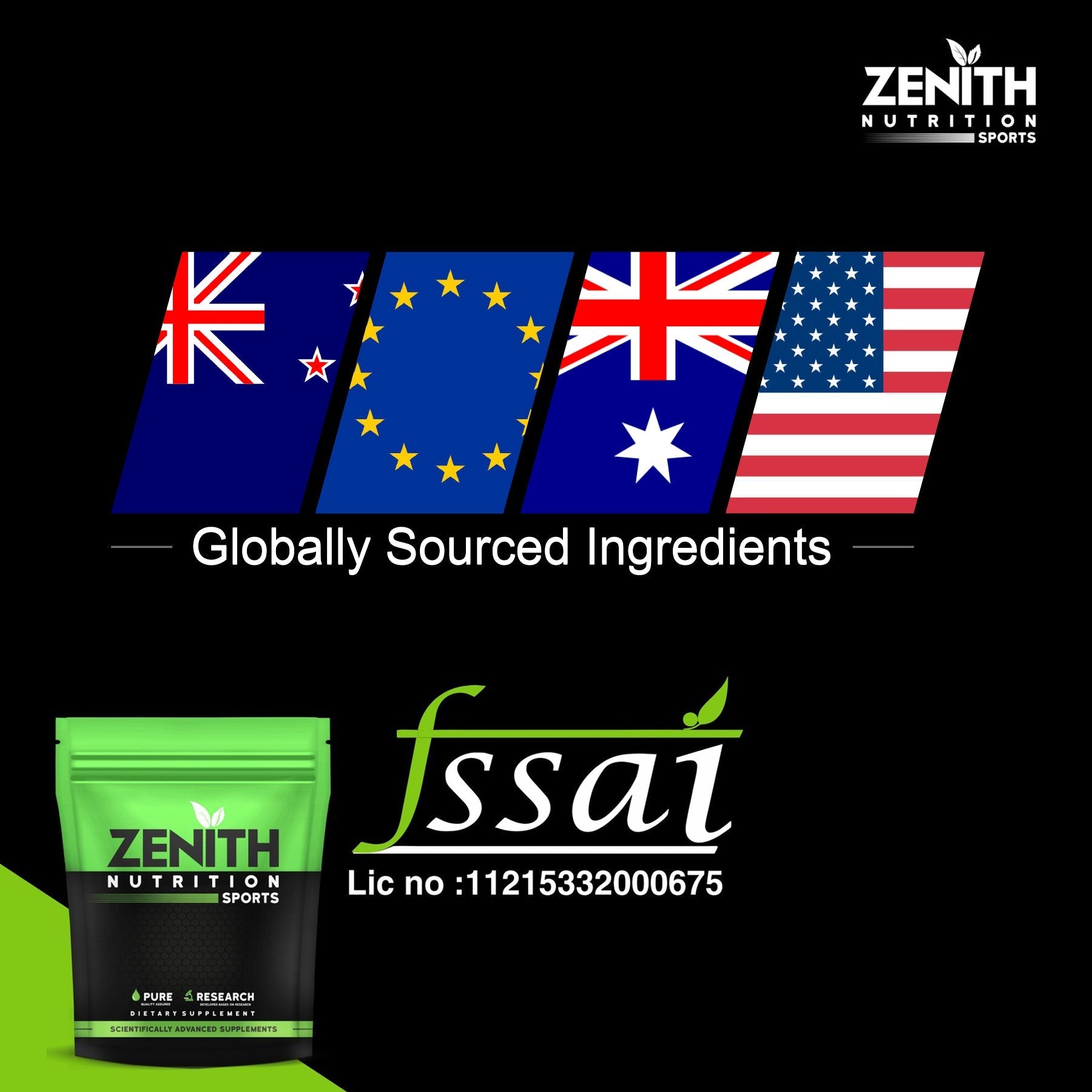 Zenith Sports Mass Gainer with Enzyme blend