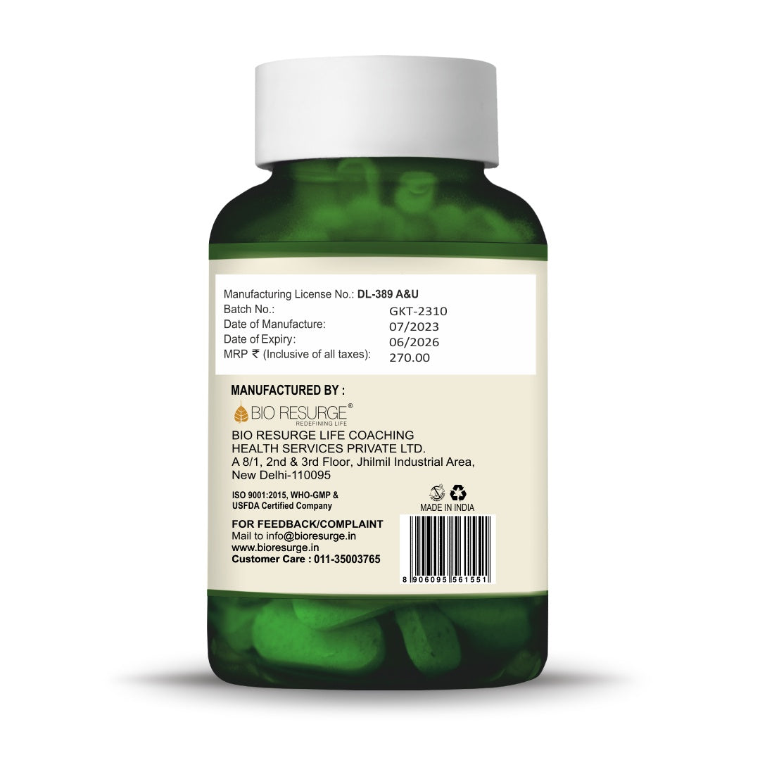 Bio Resurge Gokshura Gokhru Tablet - 60 Tablets