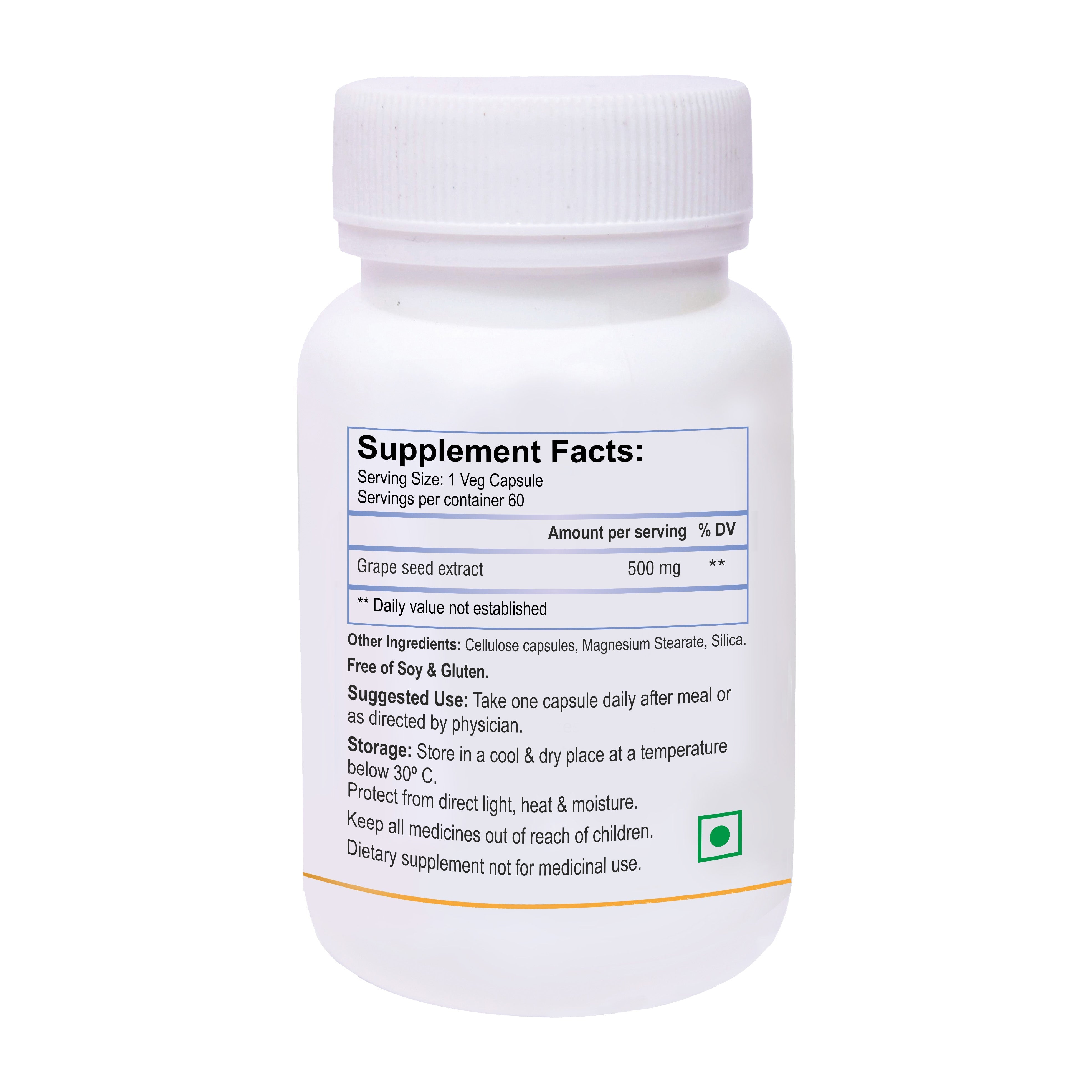 Biotrex Grape Seed 500mg - 60 tabs