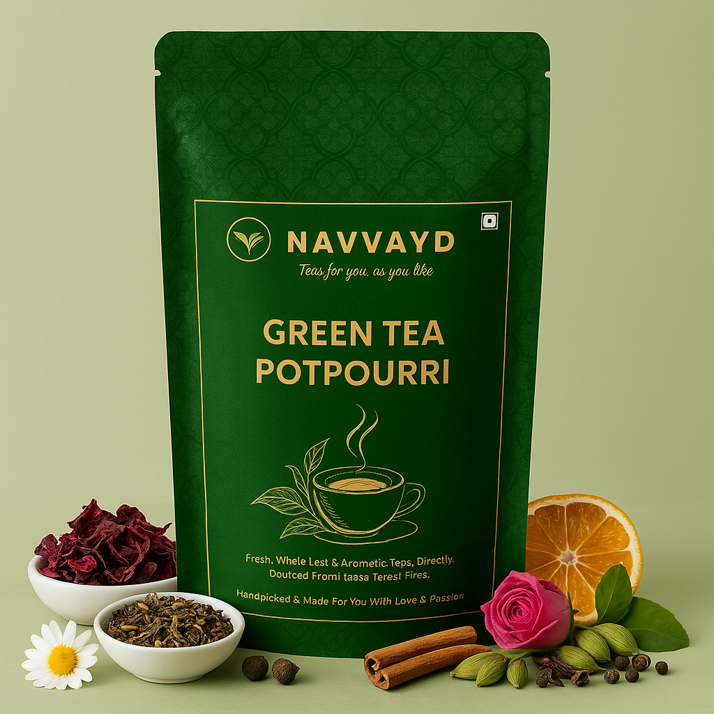 Navvayd Green Tea Potpourri - 100 gms