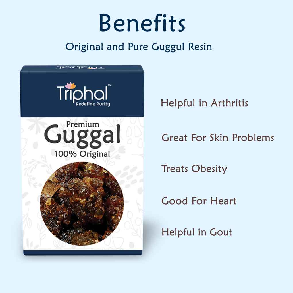 Triphal Guggal Whole Resin - High Quality Original Gugal or Guggul