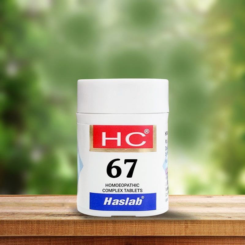Haslab Homeopathy HC 67 Homolax Tablets