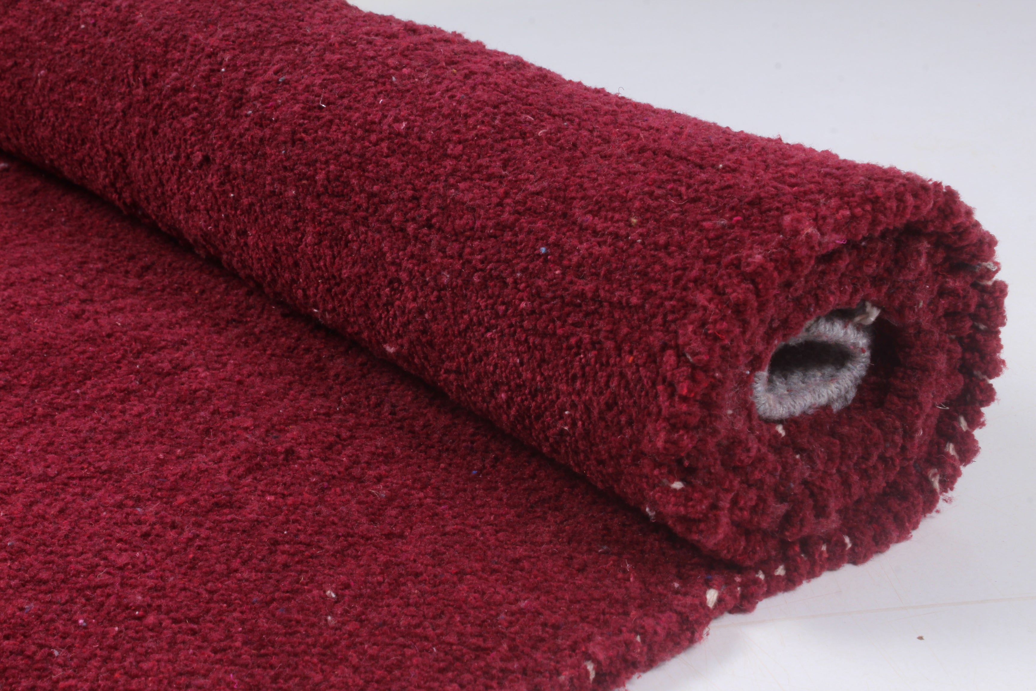 Shramdaan Maroon Yoga Mate with White Border