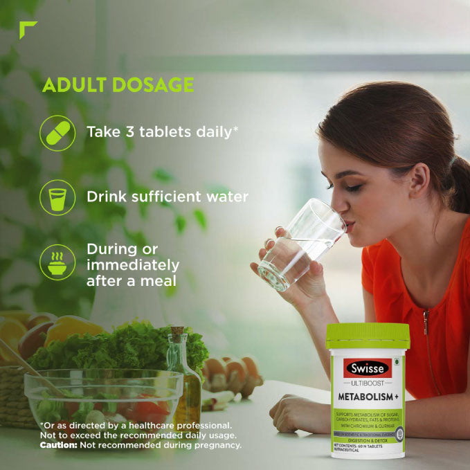 Swisse Metabolism Supplement - 60 Tablets