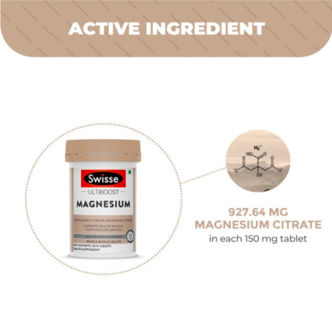 Swisse Magnesium - 60 Tablets