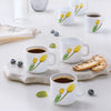 Borosil Larah Lyana Opalware Mug Set of 6