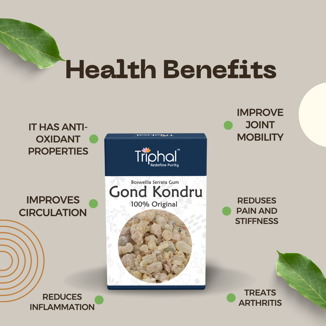Triphal Gond Kondru – Shallaki Gum – Boswellia Serrata Gum