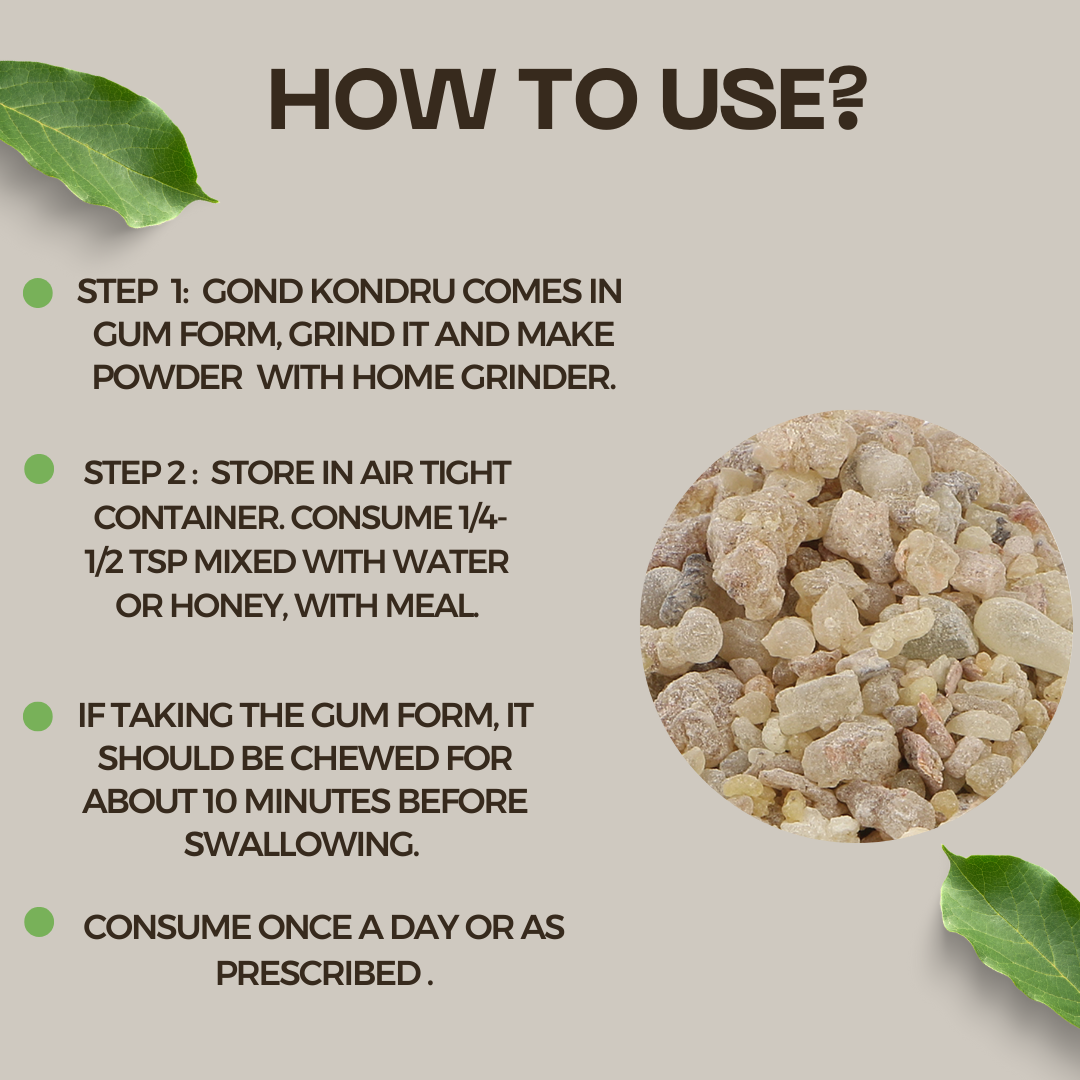 Triphal Gond Kondru – Shallaki Gum – Boswellia Serrata Gum