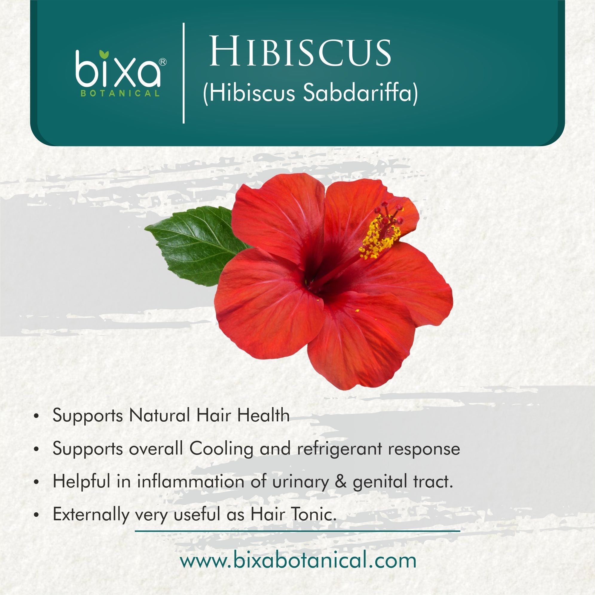 Bixa Botanical Hibiscus/ Jaswand Flower Powder  Hibiscus Sabdariffa