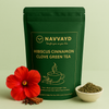 Navvayd Hibiscus Cinnamon Clove Green Tea - 100 gms