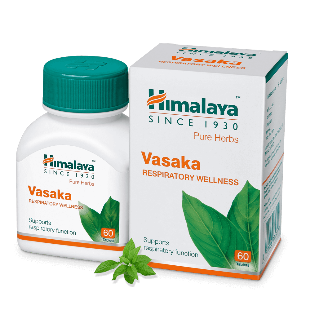 Himalaya Pure Herbs Vasaka Respiratory Wellness