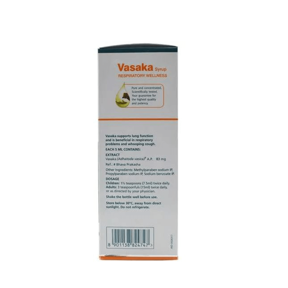Himalaya Pure Herbs Vasaka Respiratory Wellness Syrup