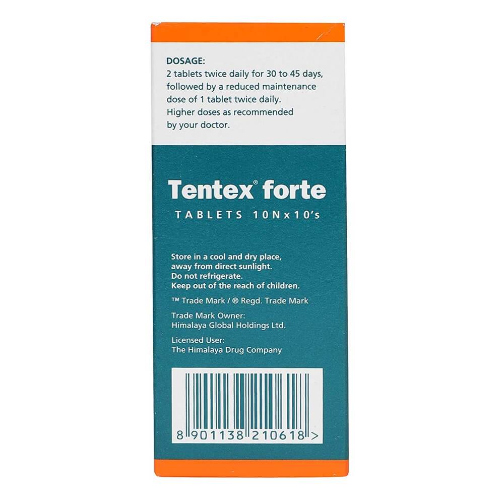 Himalaya Tentex Forte Tablets - 100 tablets
