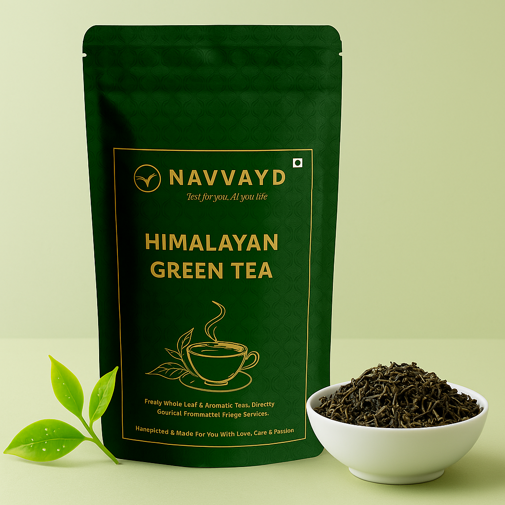Navvayd Himalayan Green Tea - 100 gms - Swadesi