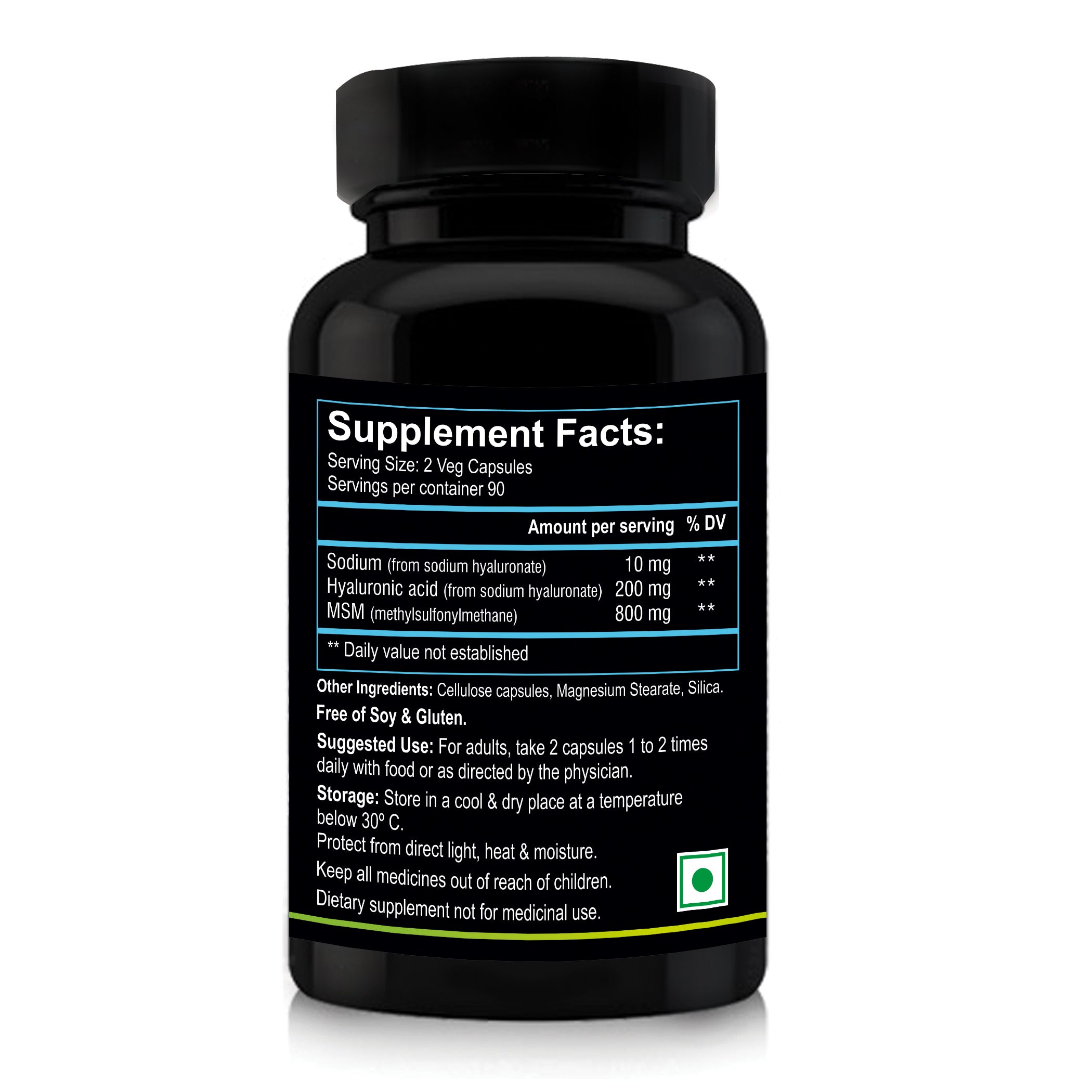 Nutriosys Hyaluronic Acid Double Strength - 90 tabs