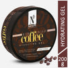 NutriGlow NATURAL'S Coffee Hydrating Gel organic raw Irish coffee with tea tree and jojoba oil - 200 gms