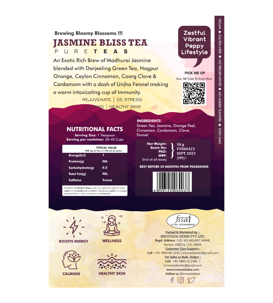 Innoveda Jasmine Bliss Green Tea