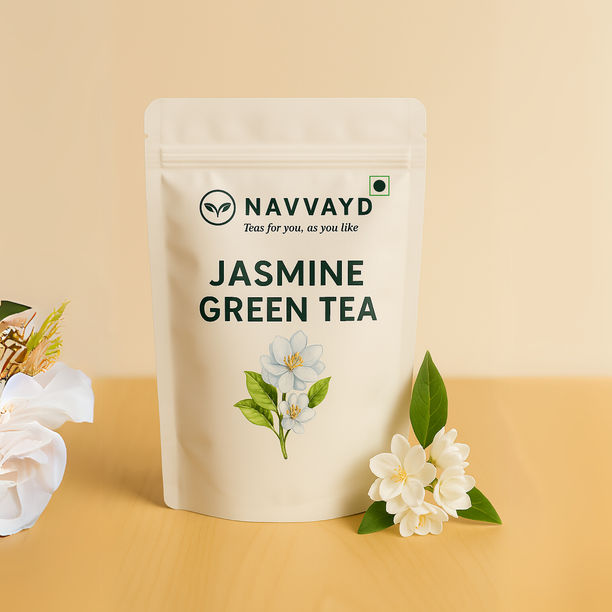 Navvayd Jasmine Green Tea - 100 gms