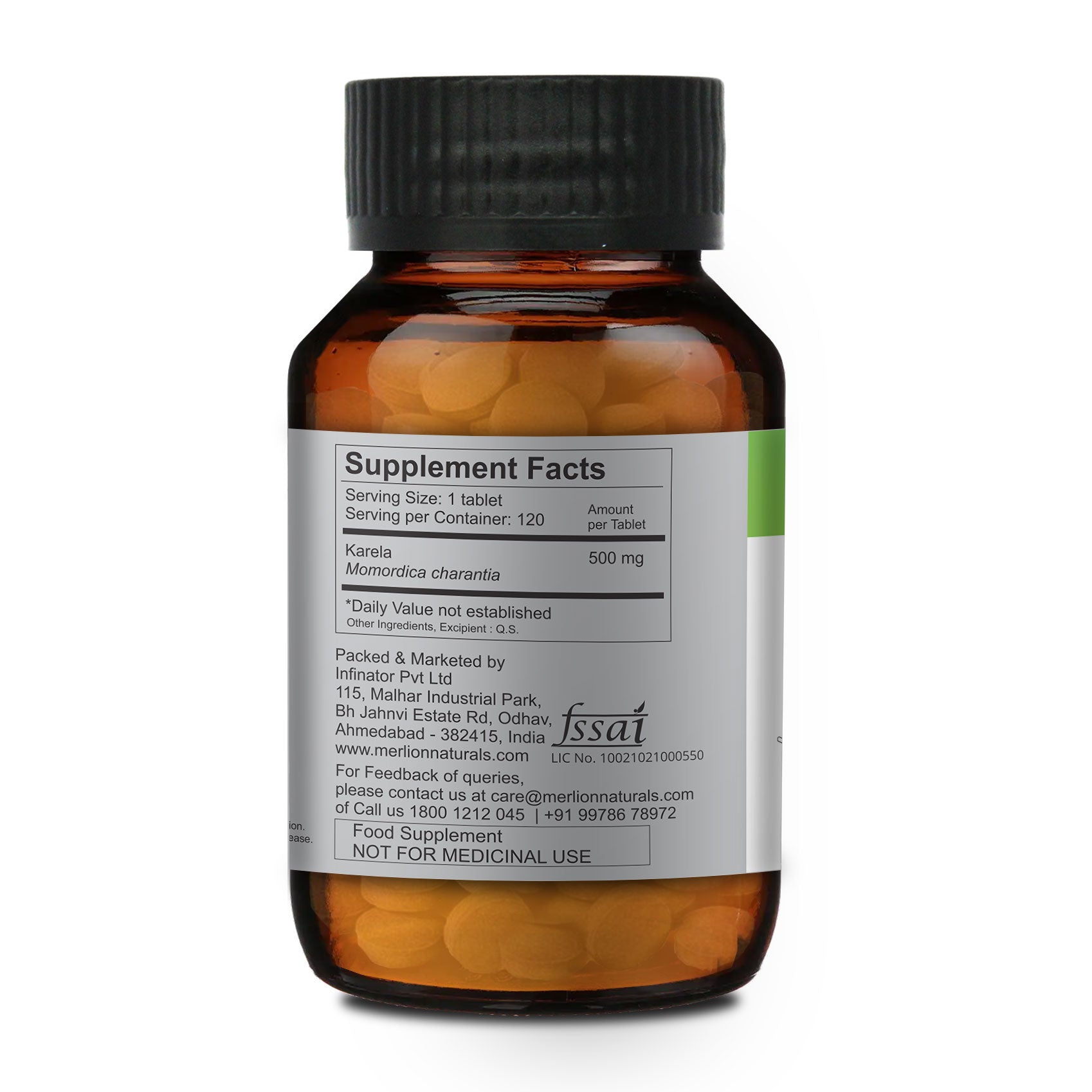 Merlion Naturals Karela Extract Tablets 500mg