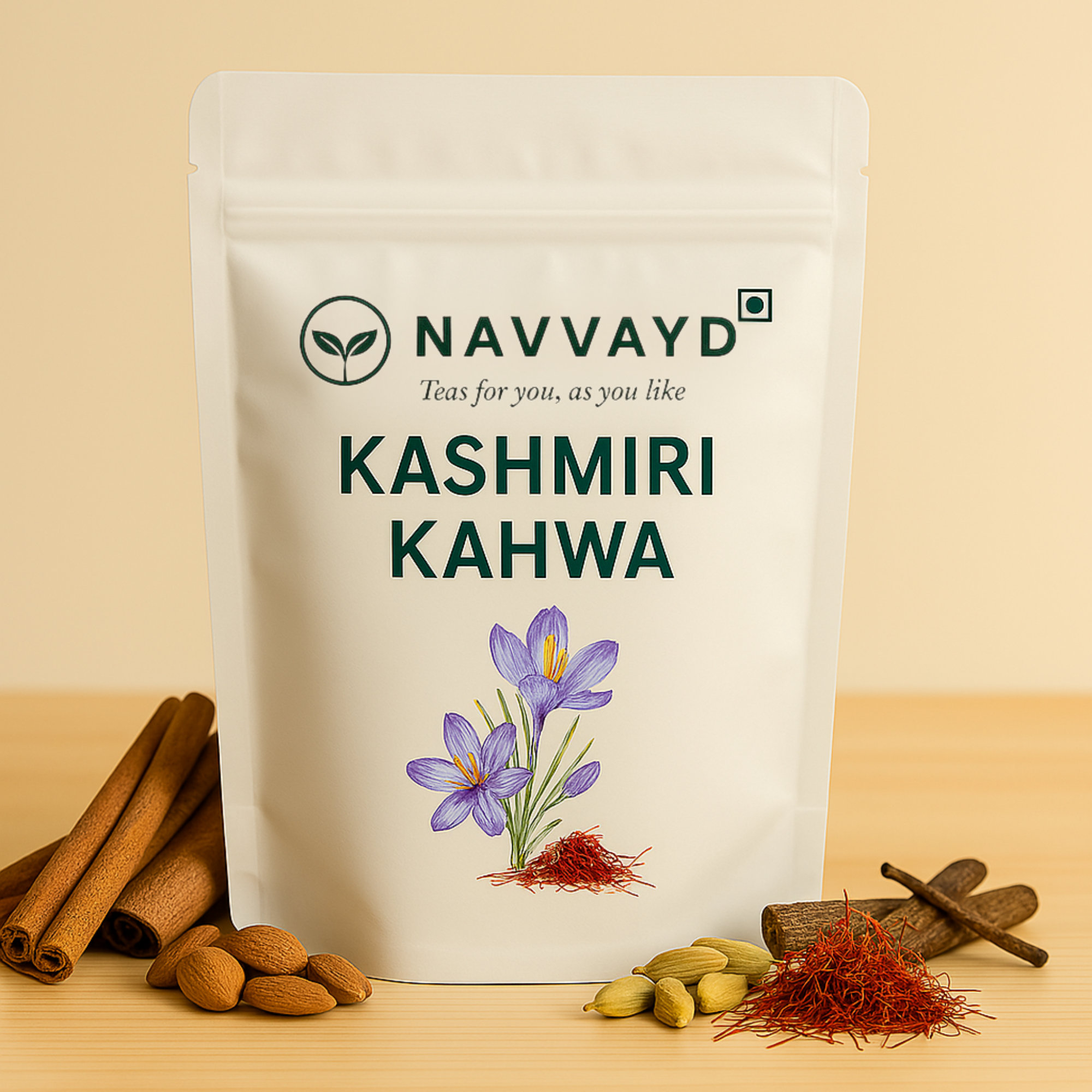 Navvayd Kashmiri Saffron Kahwa - 100 gms