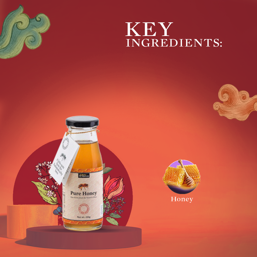 Bipha Ayurveda Pure & Organic Honey - 250 gms